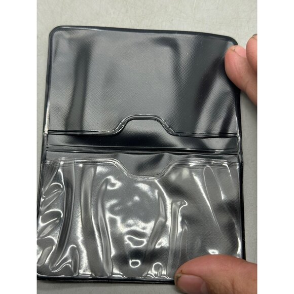 Noah's Ark Animal Workshop Black Card Holder 3.5x2.5" READ - Picture 3 of 3